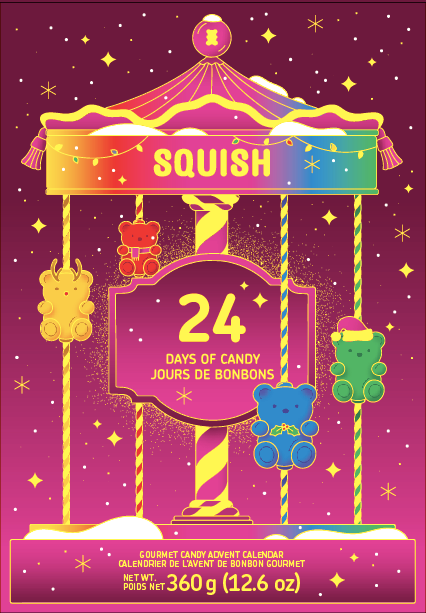 24 jours de bonbons - Calendrier de l'Avent