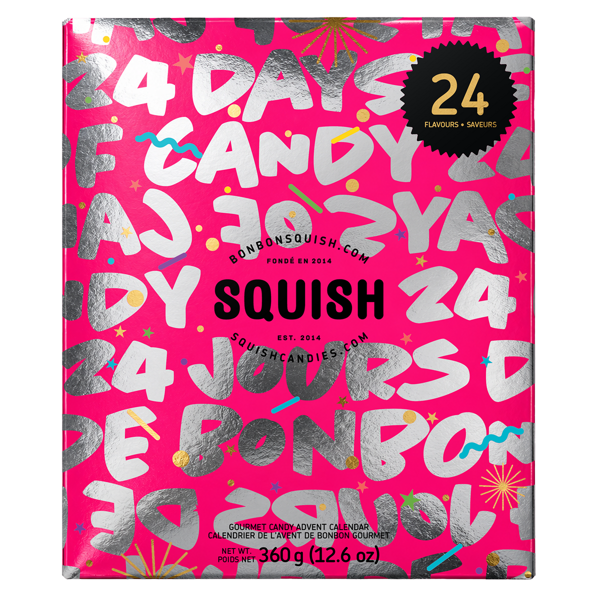 24 jours de bonbons - Calendrier de l'Avent