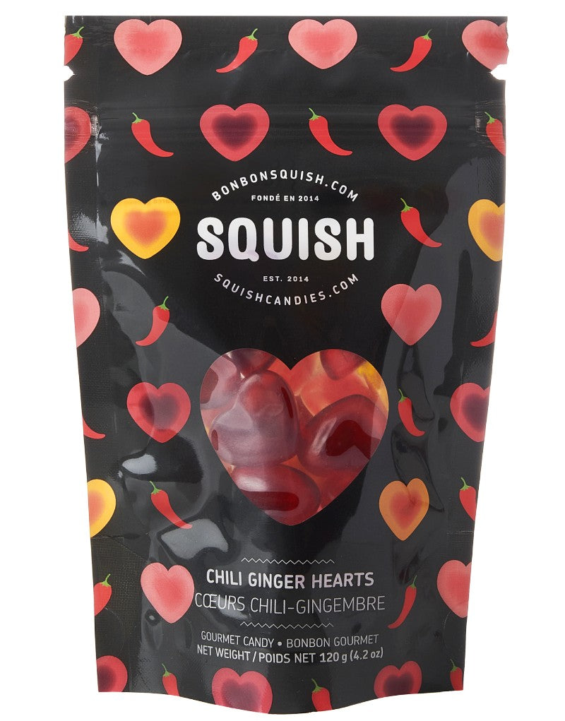 Bonbons SQUISH  Coeurs chili-gingembre